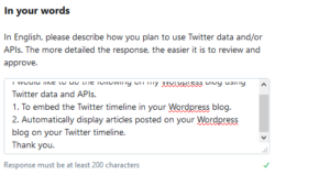 Twitter API 利用に関する質問